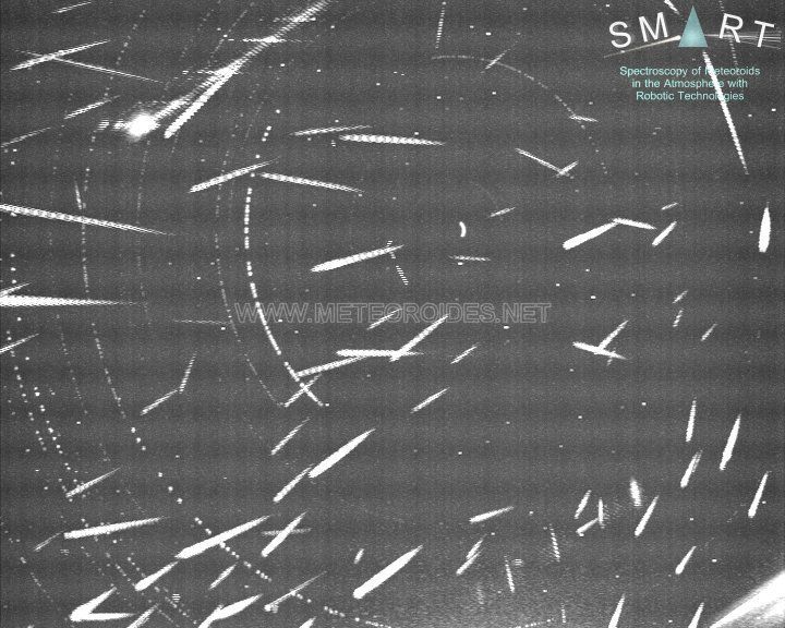 Perseids recorded from the Calar Alto Observatory