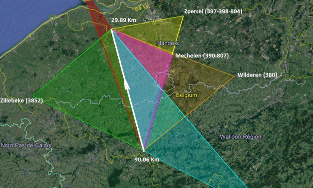 Trajectory and orbit Belgian fireball 2019 February 15