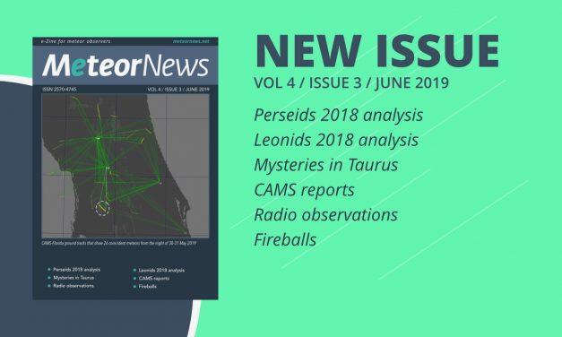 June 2019 issue of eMeteorNews online!