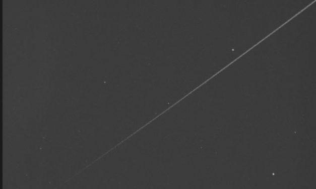 CAMS-FL sees earth-grazing meteoroid with long trail on October 25