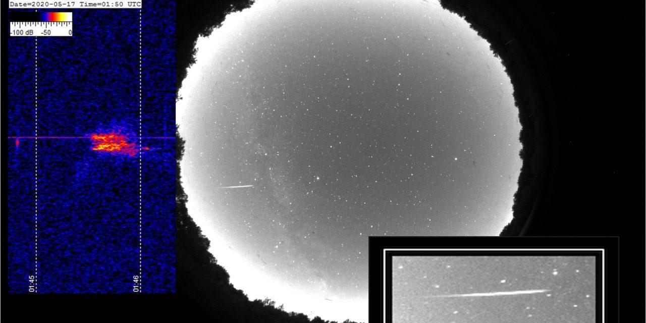 Peculiar meteor above Belgium 2020 May 17