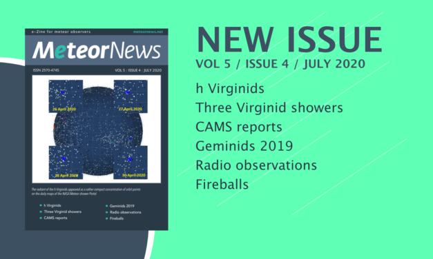 July issue of eMeteorNews online