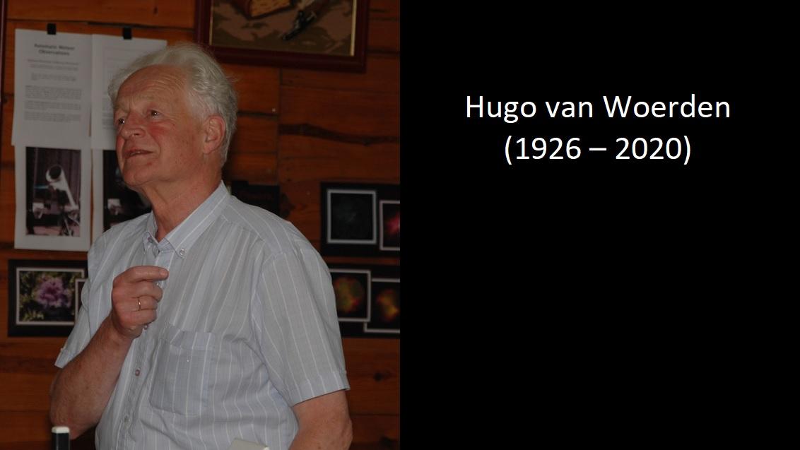 In memoriam Hugo van Woerden (1926 – 2020)
