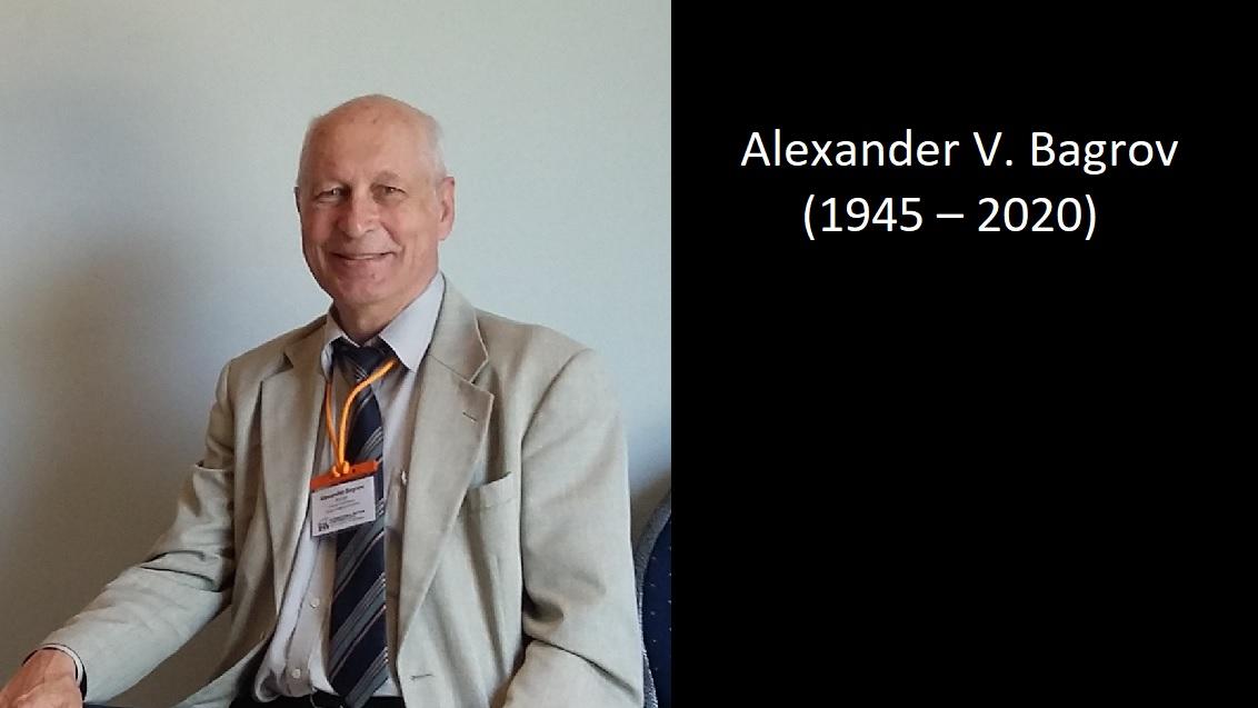 Obituary Alexander V. Bagrov (1945 – 2020)