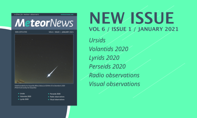 January 2021 issue of eMeteorNews online