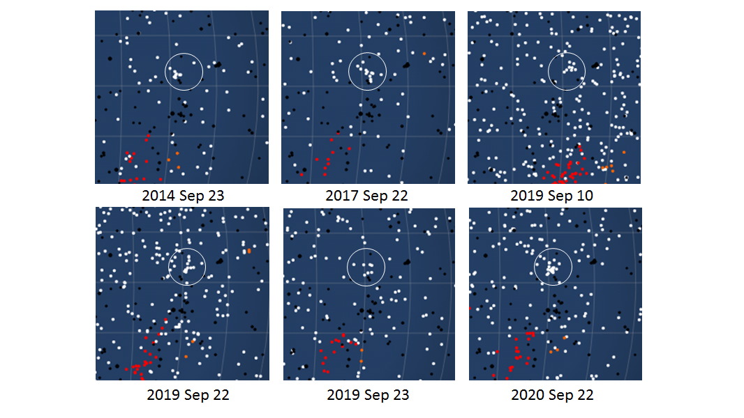 The September upsilon Taurid meteor shower and possible previous detections