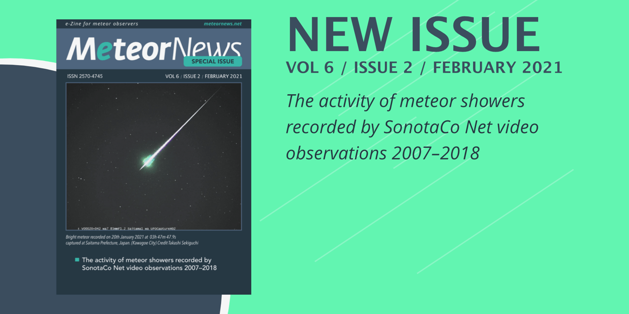 February 2021 (special) issue of eMeteorNews online