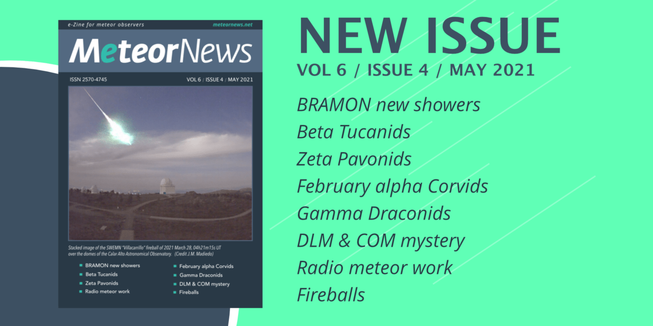May 2021 issue of eMeteorNews online