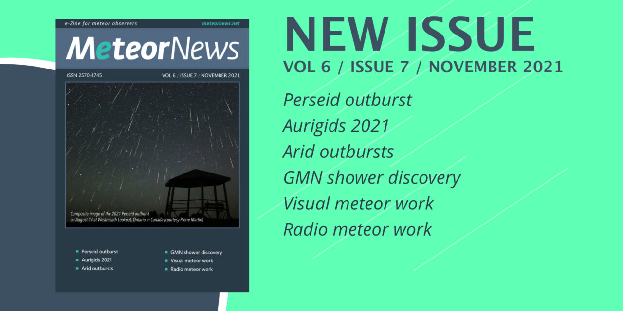 November issue of eMeteorNews online