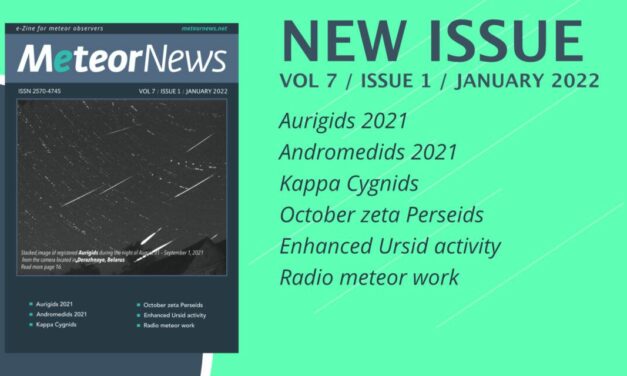 January issue of eMeteorNews online