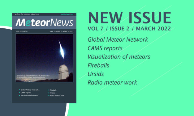 March issue of eMeteorNews online