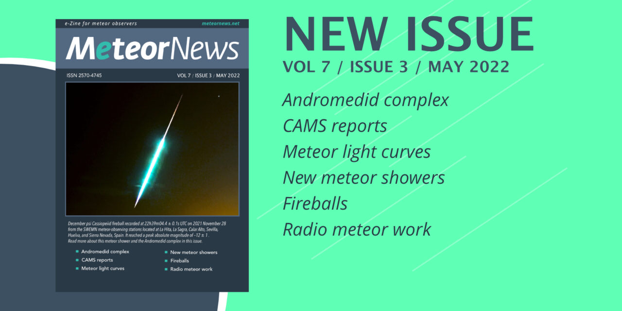 May issue of eMeteorNews online