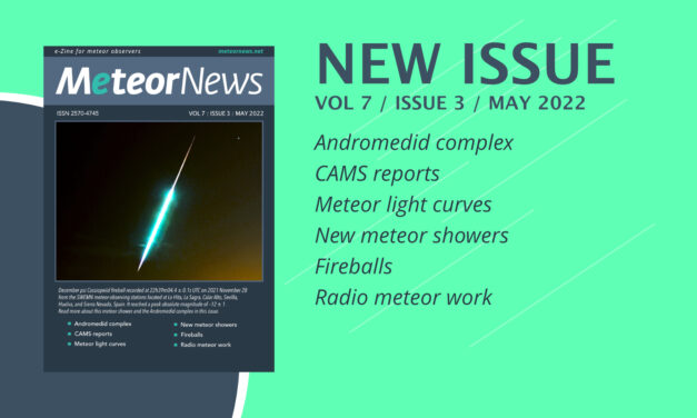 May issue of eMeteorNews online