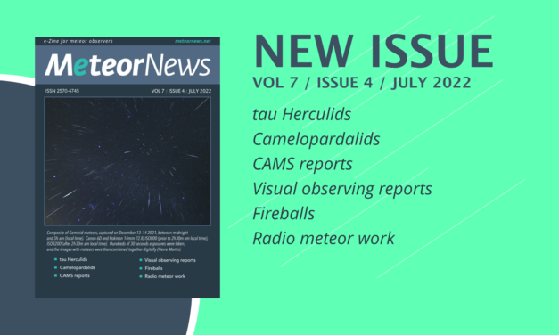 July issue of eMeteorNews online