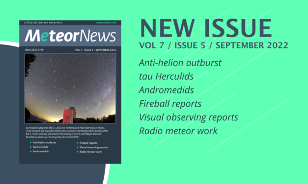 September issue of eMeteorNews online
