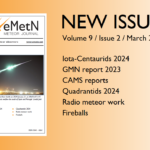 March issue of eMetN Meteor Journal online