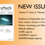 November issue of eMetN Meteor Journal online